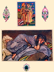 "Öde zigenarens sång", från Kamas trädgård. av Byam Shaw