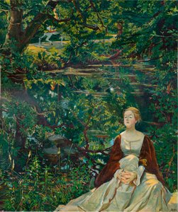 Från en målning av Byam Shaw, c1899