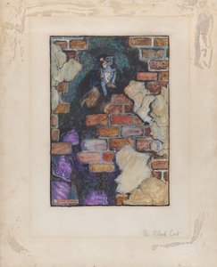 The Black Cat, för Edgar Allan Poes "Selected Tales of Mystery", 1909, 1909.