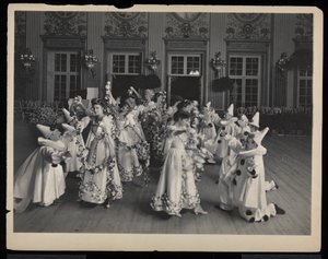 Dans på James Hazen Hyde Ball, New York, 31 januari 1905 (silvergelatin)