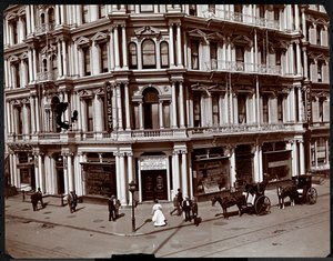 Gilsey House, Broadway och 29th Street, New York, ca 1905 (silvergelatintryck) av Byron Company