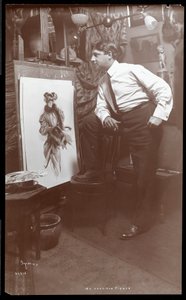 Mr. Harrison Fisher, 1905 (silvergelatintryck) av Byron Company