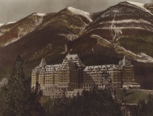 Banff Springs Hotel (färgfoto)
