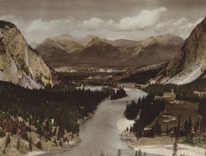 Bow Valley, Banff (färgfoto)