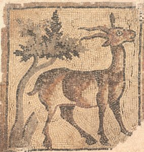 Ram nära ett träd, 400-tal av Byzantine