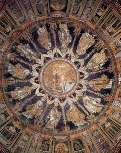 Apostlarna (takmosaik, 400-450) av Byzantine