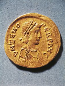 Numismatik, antikens Rom, Mynt som representerar Zeno, kejsare av det bysantinska riket