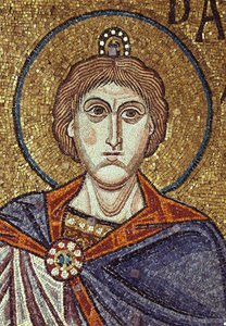 Profeten Daniel Detalj av inre mosaiker i St. Marks-basilikan, 1100-talet av Byzantine Byzantine