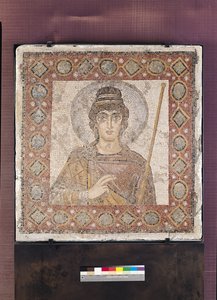 The Lady of Carthage (mosaik) av Byzantine School