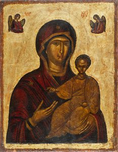 The Virgin Hodegetria, 1500-talet. av Byzantine icon.