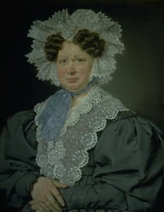 Kammarherre Kirsten Stampe f. Kaas (1766-1842) gifte sig 1793 med kammarherre Holger friherre Stampe till Nysø