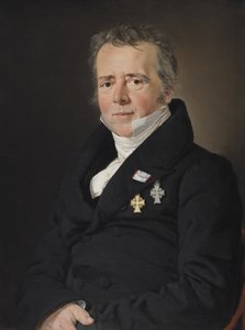 Porträtt av vetenskapsmannen Hans Christian Ørsted