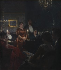 Porträtt av fru Gumperd av C.A. Jensen