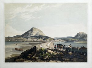 Port Madoc från banvallen av C.F.W. C.F.W.