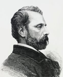 Porträtt av Agostino Bertani (1812-1886) 1860, italiensk läkare och patriot, gravyr av J.B. and Brown J. Rowbotham