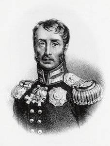 Porträtt av Fredrik Vilhelm III (1770-1840), kung av Preussen från 1797, gravyr av J.B. and Brown J. Rowbotham