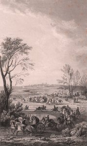 Intagande av staden Conde av Ludvig XIV, 26 april av J.B. and Brown J. Rowbotham