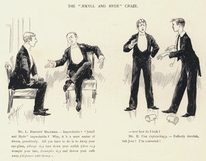 The "Jekyll and Hyde" Craze (litho) av C.J. Taylor
