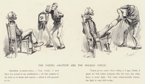 Den unge amatören och den onde farbrorn (litho) av C.J. Taylor