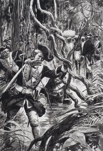 Clive of India (gouache på papper) av C.L. Doughty