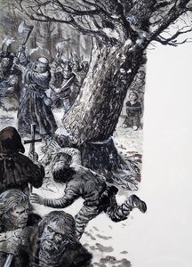 Han riskerade gudarnas vrede, från "Historiens hjältar av C.L. Doughty