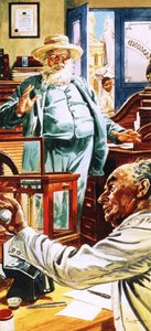 Jacobus Jonker säljer "Jonker"-diamanten till en handlare 1934 av C.L. Doughty