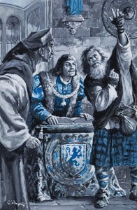 Kung Henrik VII (gouache på papper) av C.L. Doughty