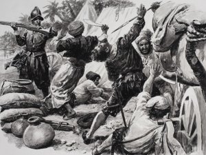 Spanjorer slåss mot araber av C.L. Doughty
