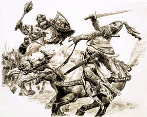 The King Without a Kingdom, Robert the Bruce (gouache på papper)