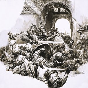 Mallorcas medeltida moriska fäste under attack av C.L. Doughty