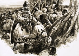 Med en liten skara lojala anhängare drog sig kung Alfred tillbaka till träskmarkerna av C.L. Doughty