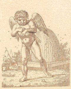 Amor biten av ett bi av Christoffer Wilhelm Eckersberg