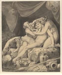 Bacchus gjorde Tare Bachchantinder av Christoffer Wilhelm Eckersberg