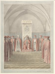 Stiftelsen av Elefantorden av Christoffer Wilhelm Eckersberg