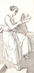 Anledning. Allegorisk figur av Christoffer Wilhelm Eckersberg