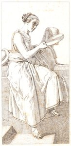 Anledning. Allegorisk figur av Christoffer Wilhelm Eckersberg
