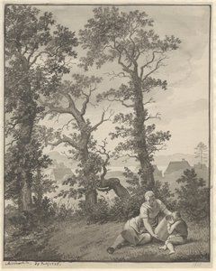 Från området kring Skjoldnæsholm av Christoffer Wilhelm Eckersberg