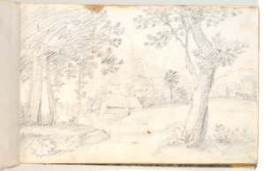 Landskap, efter ett grafiskt förlag? av Christoffer Wilhelm Eckersberg
