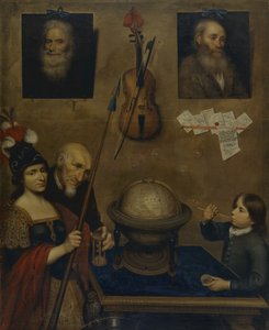 Motiv från Ludvig Holbergs "Jeppe on the Mountain", III Act, 3: e scenen av Christoffer Wilhelm Eckersberg