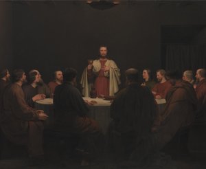 Sista måltiden. Altartavla av Christoffer Wilhelm Eckersberg