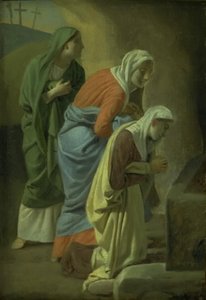 De tre Marie vid Kristi grav. Studie av Christoffer Wilhelm Eckersberg