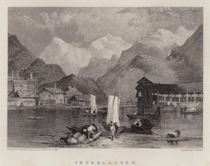 Interlachen (färg litho)