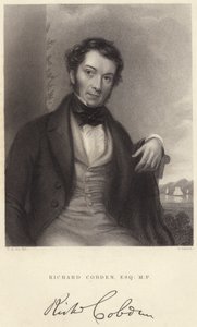 Richard Cobden, Esquire, MP (gravyr) av C. A. du Val and Co.