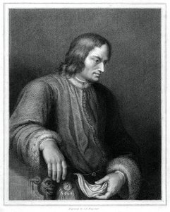 Lorenzo de Medici, italiensk statsman och härskare över den florentinska republiken, 1833.