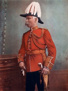 Generalmajor GH Marshall, Commanding Royal Artillery, South Africa Field Force, 1902.