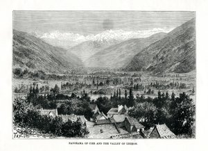 Cier och dalen Bagneres-de-Luchon, Frankrike, c1879.