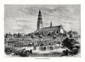 Klostret i Czestochowa, Polen, 1879