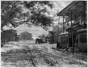 Franska legationen, Peking, Kina, sent 1800-tal