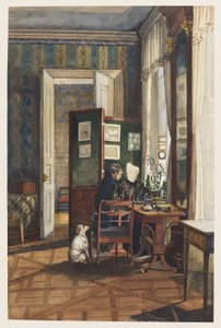 Ett rum i Reuss-palatset, Dresden av C. M. Fredro