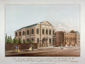 Metodistkapellet i Lambeth, London, 1816. av C Rosenberg